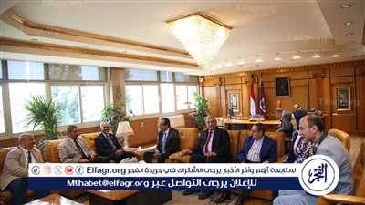 رئيس جامعة الفيوم يستقبل لجنة من المجلس الأعلى للجامعات لاعتماد اختبارات التحول الرقمي