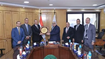 رئيس مجلس الدولة يستقبل رئيس نادي قضاة بني سويف 