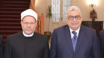 مفتي الجمهورية يهنئ المستشار أحمد عبود على توليه رئاسة مجلس الدولة