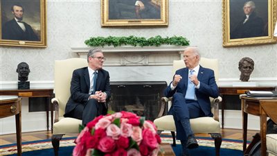 لندن: ستارمر وبايدن ناقشا التطلع لوقف إطلاق نار فوري في غزة