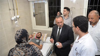 محافظ أسيوط يقوم بزيارة مفاجئة لمستشفى حميات الشامية بساحل سليم