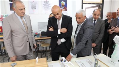 وزير التعليم ومحافظ المنيا يتفقدان مدرسة الشهيد المقدم محمد وحيد حبشي 