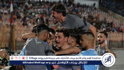 أحمد سامي يسجل هدف بيراميدز الثاني أمام الأهلي في الدوري المصري