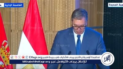 رئيس صربيا يعلن عودة الطيران بين بلجراد والقاهرة في غضون شهرين