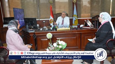 محافظ الغربية يلتقي مدير مديرية التضامن الاجتماعي الجديد