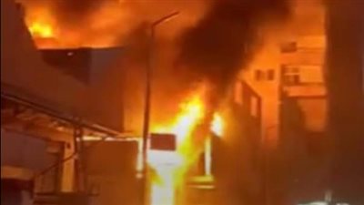 بالصور.. اندلاع حريق هائل داخل مخزن بالمرج والحماية المدنية تنتقل