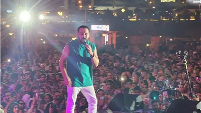 دياب يشارك مسار اجباري بحفل غنائي بمدينة السادس من أكتوبر