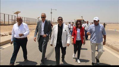 محافظ الجيزة يتفقد أعمال تطوير خدمات منطقة أهرامات الجيزة