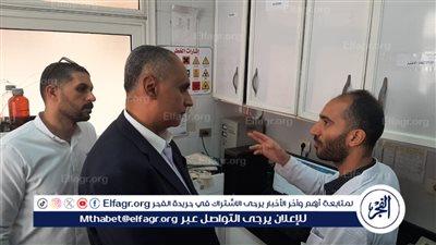 وكيل صحة الغربية يتفقد المعمل المشترك بطنطا