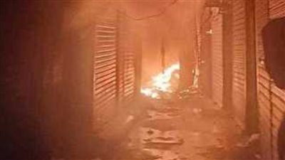 السيطرة على حريق اندلع في ورشة ميكانيكا بميدان المؤسسة بشبرا الخيمة