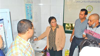 نائب الوزير تتفقد وحدة روافع القصير بمحافظة سوهاج