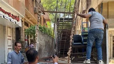 ضبط 14 دراجة بخارية مخالفة ورفع 400 حالة إشغال بشوارع جنوب الجيزة