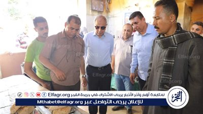 محافظ المنيا يقود حملة تموينية مكبرة علي المخابز البلدية بمركز سمالوط ضبط وتحرير 173 مخالفة تموينية 