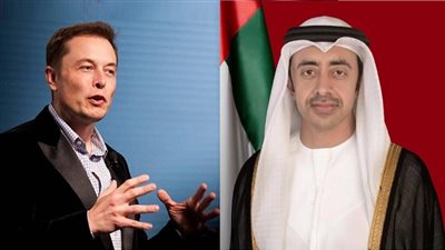 الشيخ عبدالله بن زايد يشكر ماسك على دعم المستشفى الميداني