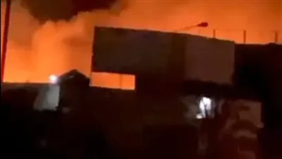 اندلاع حريق هائل في مطعم مشويات بالدقهلية 