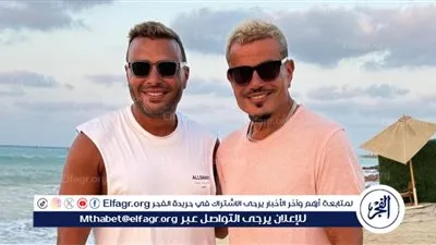 رامي صبري برفقة الهضبة عمرو دياب: 