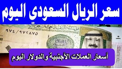 كم سعر الريال السعودي اليوم في البنوك مقابل الدولار الامريكي والجنيه المصري؟