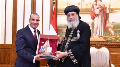 البابا توضروس الثاني يستقبل وزير الخارجية