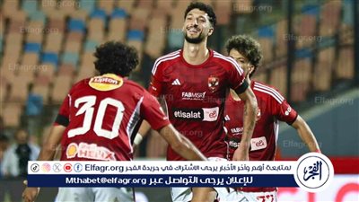 وسام أبو علي أفضل لاعب في مباراة الأهلي وسيراميكا