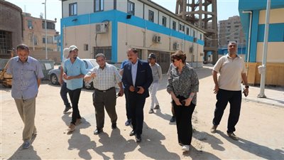 رئيس مياه أسيوط يتفقد سير العمل بمحطة مياه الهلالي بحى شرق   