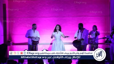 نسمة محجوب تبهر جمهور الأوبرا بأغاني عربية وغربية ساحرة