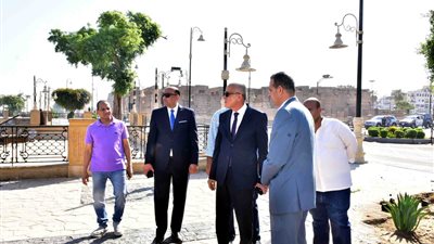 محافظ الأقصر يتابع تنفيذ المبادرة الرئاسية 