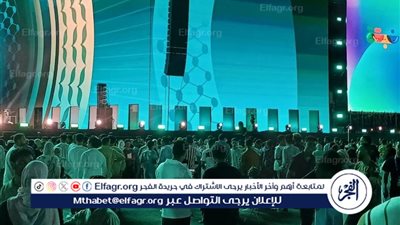  توافد الجمهور على حفل رامي جمال بمهرجان العلمين