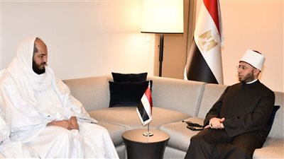 وزير الأوقاف يستقبل الأمين العام لهيئة العلماء بدولة موريتانيا