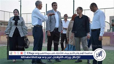 مدير عام الشباب والرياضة يتفقد مراكز شباب جنوب بورسعيد لمتابعة سير العمل