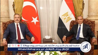 عاجل.. وزير الخارجية يعقد مباحثات مشتركة مع نظيره التركي (صور)