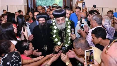 في أول أيام صوم العذراء..البابا تواضروس يلقى عظته الأسبوعية من الاسكندريه 