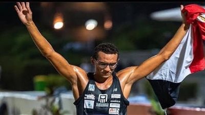 جامعة مصر للمعلوماتية تهنئ البطل الأولمبي أحمد الجندي الطالب بـ 