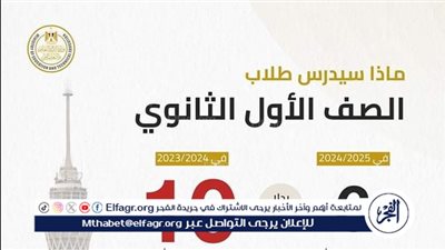 عاجل- 6 مواد بدلًا من 10..خطة المناهج الدراسية للصف الأول الثانوي (تفاصيل)