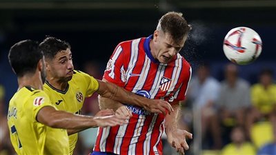 التعادل الإيجابي يحسم مواجهة أتليتكو مدريد وفياريال في الدوري الإسباني 