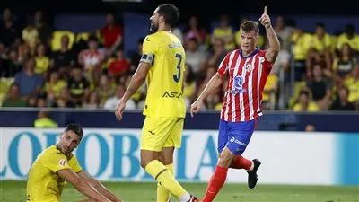 نتيجة وملخص أهداف مباراة أتلتيكو مدريد ضد فياريال في الدوري الإسباني 