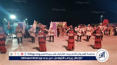 وسط إقبال كبير.. فلكلور العريش وعروض التنورة في الأسبوع السادس لقصور الثقافة بمهرجان العلمين
