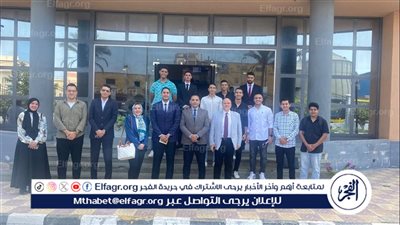وفد طلاب كلية القانون بالمنصورة يتفقدون المنطقة الصناعية بجمصة