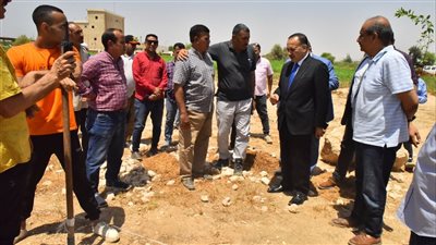 محافظ أسيوط يتفقد مزرعة الثروة الحيوانية بعرب العوامر بأبنوب  