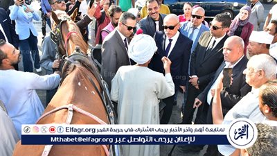  صور.. محافظ الأقصر تركيب ٥٠٠ حفاضة لعربات الحنطور.. مجانا