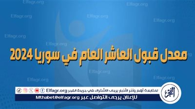 “مؤشرات الثانوية سوريا” معدلات القبول العاشر سوريا 2024-2025 في كافة المحافظات السورية