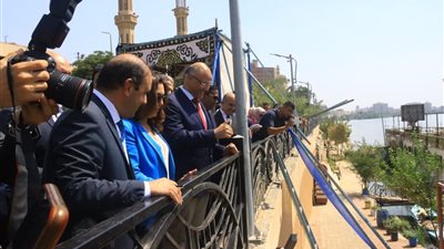 وزيرة التنمية المحلية تفتتح المرحلة الجديدة من ممشى أهل مصر بالقليوبية