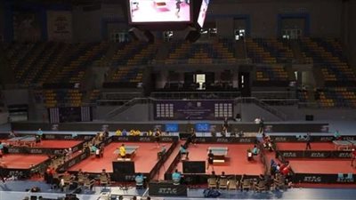 اليوم| انطلاق ربع نهائي الرجال بالبطولة العربية لأندية تنس الطاولة 