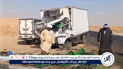 مصرع 2 في حادث مروع على صحراوي إسنا جنوب الأقصر