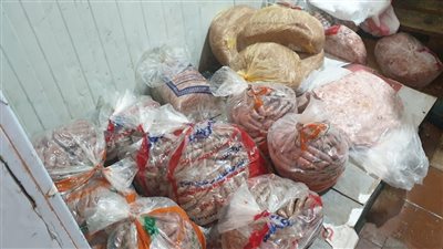 محافظة الجيزة تضبط 15 طن لحوم ودواجن ومشتقاتها غير صالحة للاستهلاك الآدمى