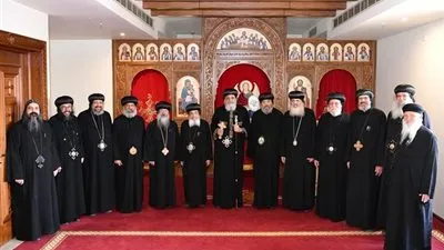 البابا تواضروس الثانى يلتقي الأساقفة العموم بالقاهرة
