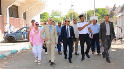 تفاصيل زيارة المنشاوي لوحدة مرور جامعة أسيوط     