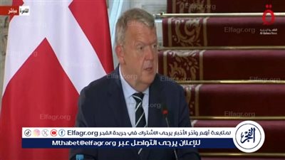 وزير خارجية الدنمارك: مصر تعد شريكا عظيما للاتحاد الأوروبي.. ونثمن جهودها بشأن غزة 