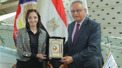 چاكلين عازر: التعاون بين محافظة البحيرة ومكتبة الإسكندرية كان توجيهًا رئاسيًا لتوحيد الجهود من أجل التنمية البشرية