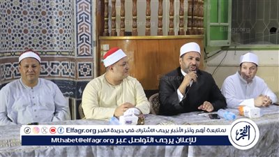 وكيل أوقاف الفيوم يشهد الاحتفال بالمولد النبوي الشريف بأبشواي 