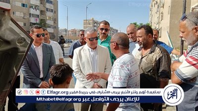 محافظ الإسماعيلية يتفقد منطقة الـ 500 وحدة بحي ثالث
